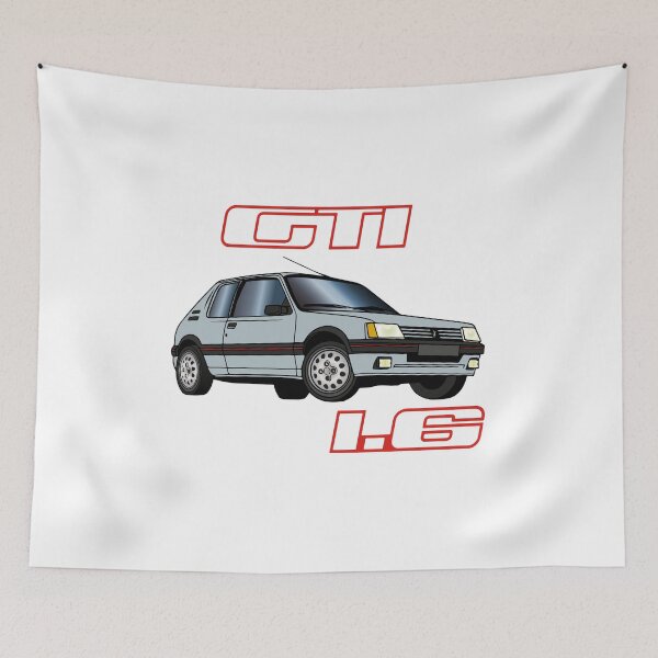 Item preview, 205 GTI 1.6 87 88 89 90 Futura Gray designed and sold by PTeeFrench.
