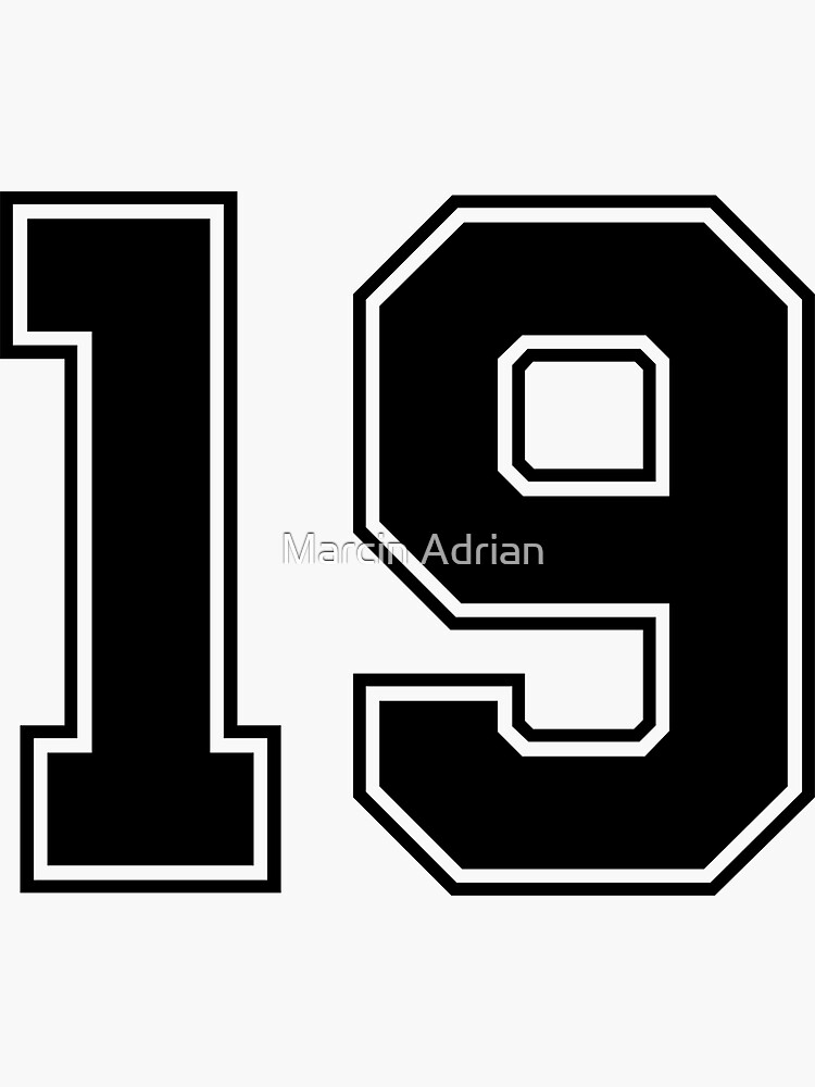 09 American Football Classic Vintage Sport Jersey Number in black number on  white background for american football, baseball or basketball | Hardcover