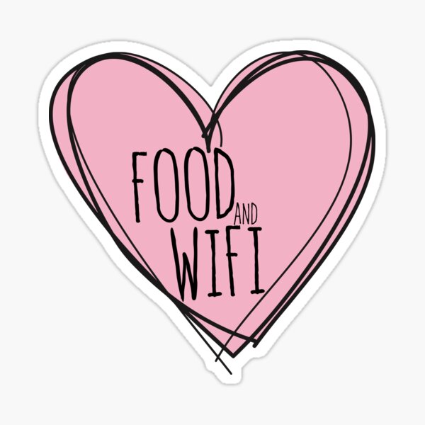 Aperçu de l'œuvre Nourriture et wifi créée et vendue par behindurshades.
