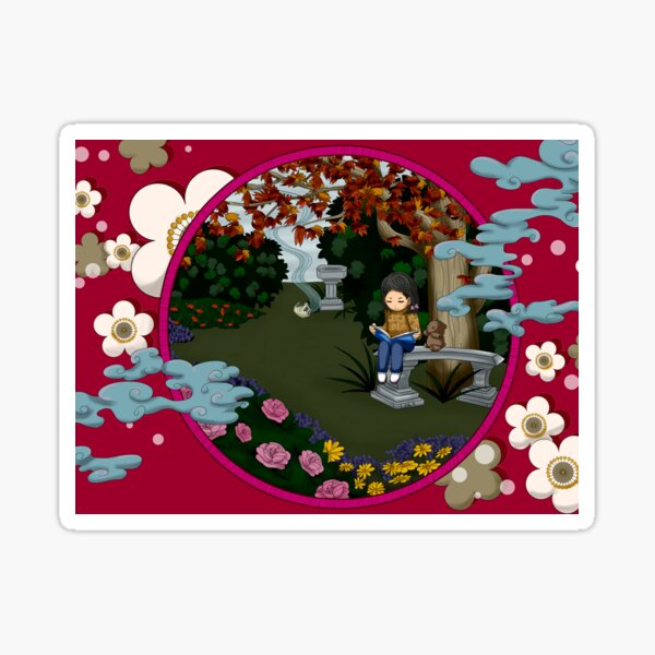Item preview, lire dans le jardin designed and sold by Hikari Shiroki.