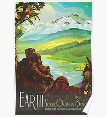 Earth : Your Oasis in Space Poster