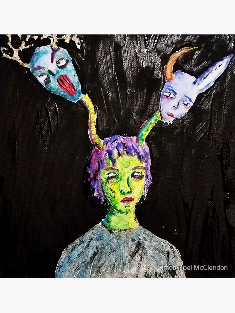 "3 Heads" Poster by SimonLimon Redbubble