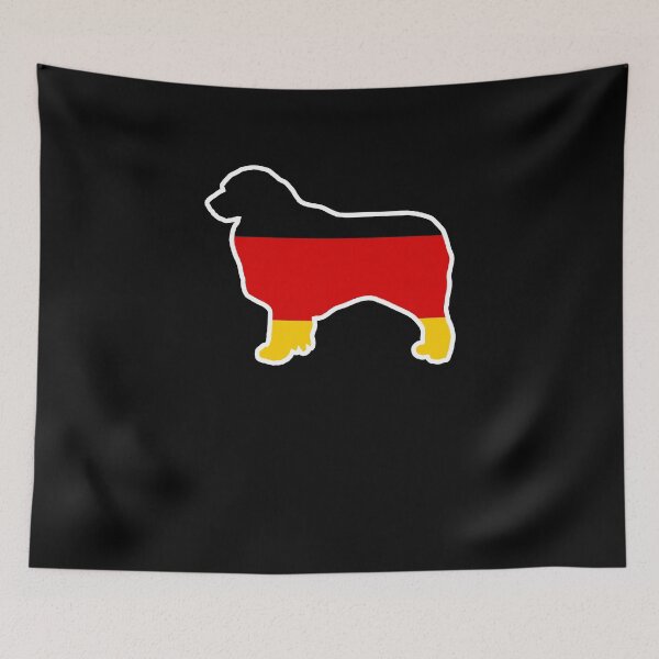 Item preview, Australian Shepherd Flagge Deutschlands Germany designed and sold by shoppzee.
