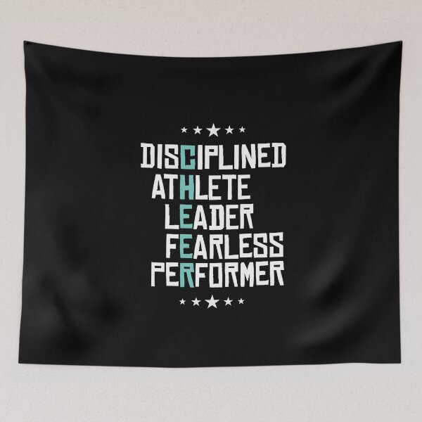 Item preview, Disciplined Athlete Lead Fearless Performer designed and sold by MooonTees.