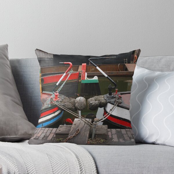 Item preview, Narrowboat Stern Fends at dusk. designed and sold by Jo Lodge.