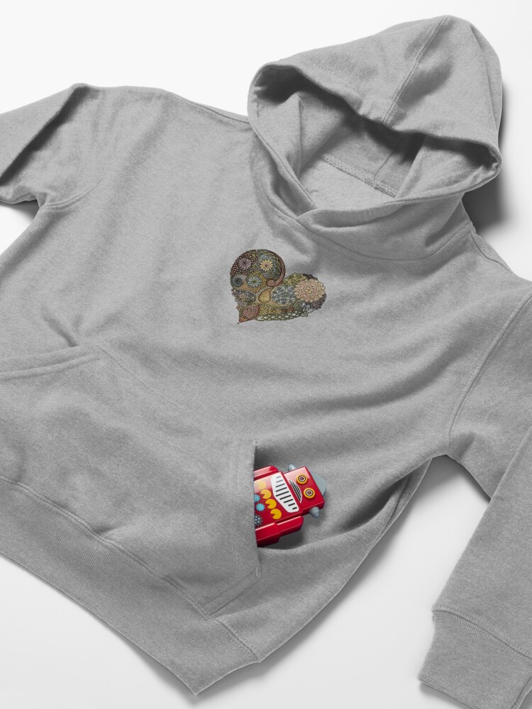 Alternate view of Tangled Heart Kids Pullover Hoodie