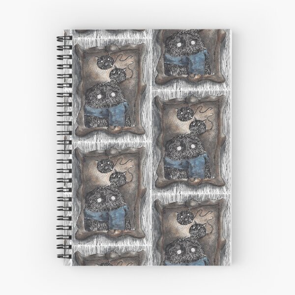 Item preview, Scruffle portrait (repeat pattern) designed and sold by Lucilla Jones.
