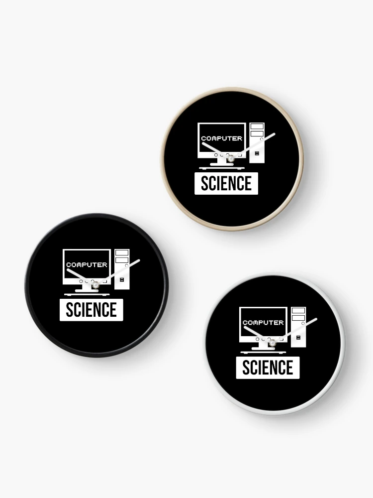 Thumbnail 3 of 4, Clock, Computer Science designed and sold by Nessshirts.