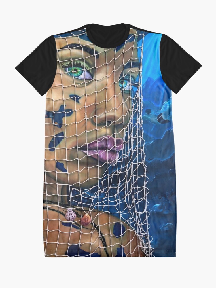 Alternate view of Into Her Depths Graphic T-Shirt Dress
