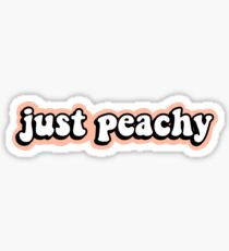 Just Peachy Sticker