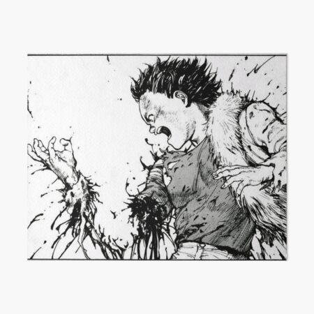 Akira Tetsuo Losing Arm Art Board Print