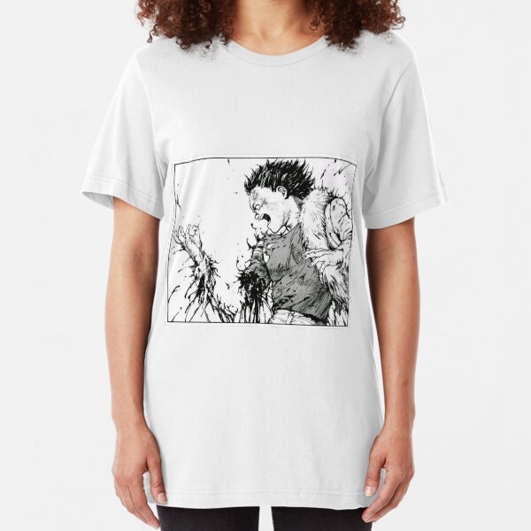 Akira Tetsuo Losing Arm Slim Fit T-Shirt