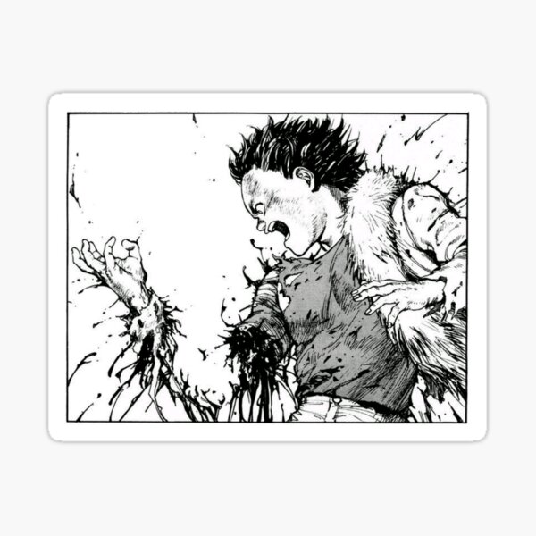 Akira Tetsuo Bras Perdant Sticker