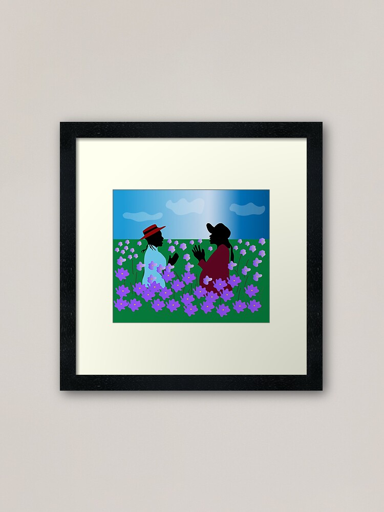 Alternate view of The Color Purple Nettie & Celie Framed Art Print