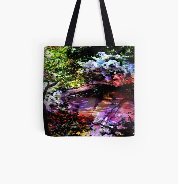 MONET ZEN GARDEN All Over Print Tote Bag