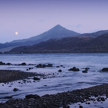Artwork thumbnail, Moonrise, Schiehallion, Rannoch by ShinyPhoto