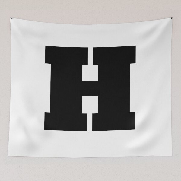 Item preview, Alphabet H (Uppercase letter h), Letter H designed and sold by marosharaf.