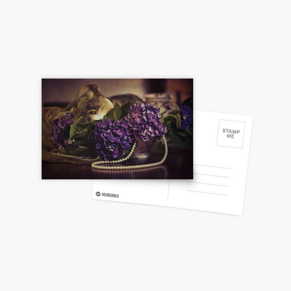 ~ still life - hydrangeas ~ Postcard