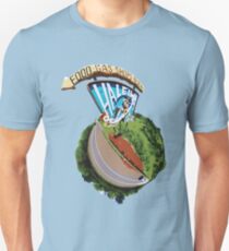 Haleiwa Sign MAN - Fish-eye Lens Unisex T-Shirt