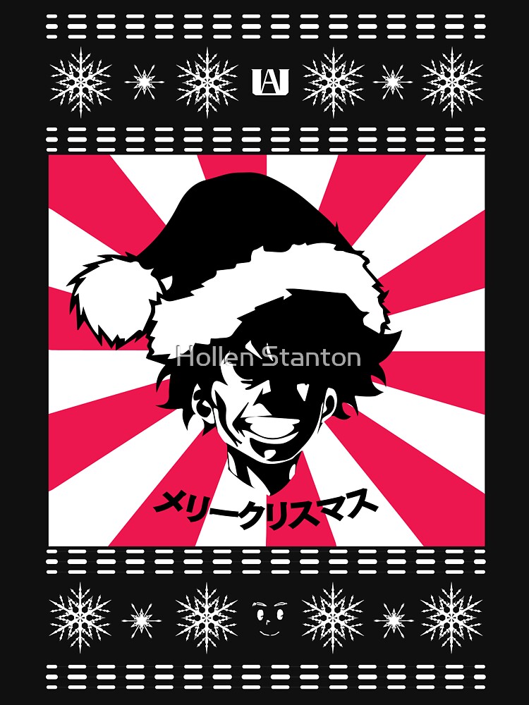 my hero academia ugly christmas sweater