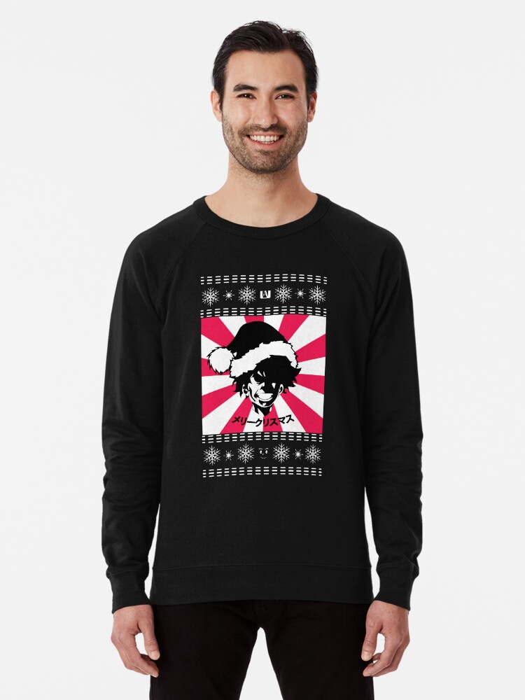 my hero academia christmas sweater