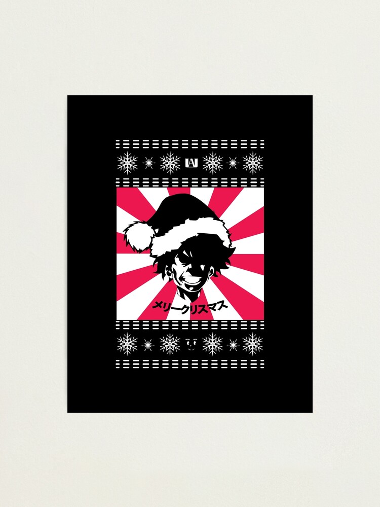 my hero academia ugly sweater