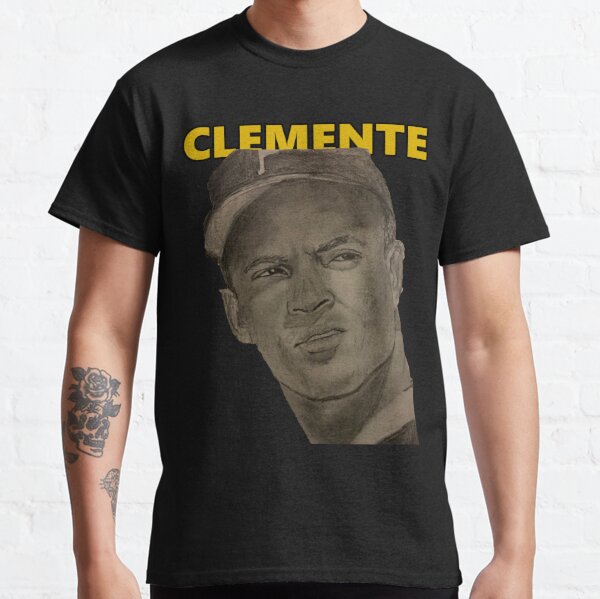 Roberto Clemente Pittsburgh Pirates Men's Gold RBI T-Shirt 