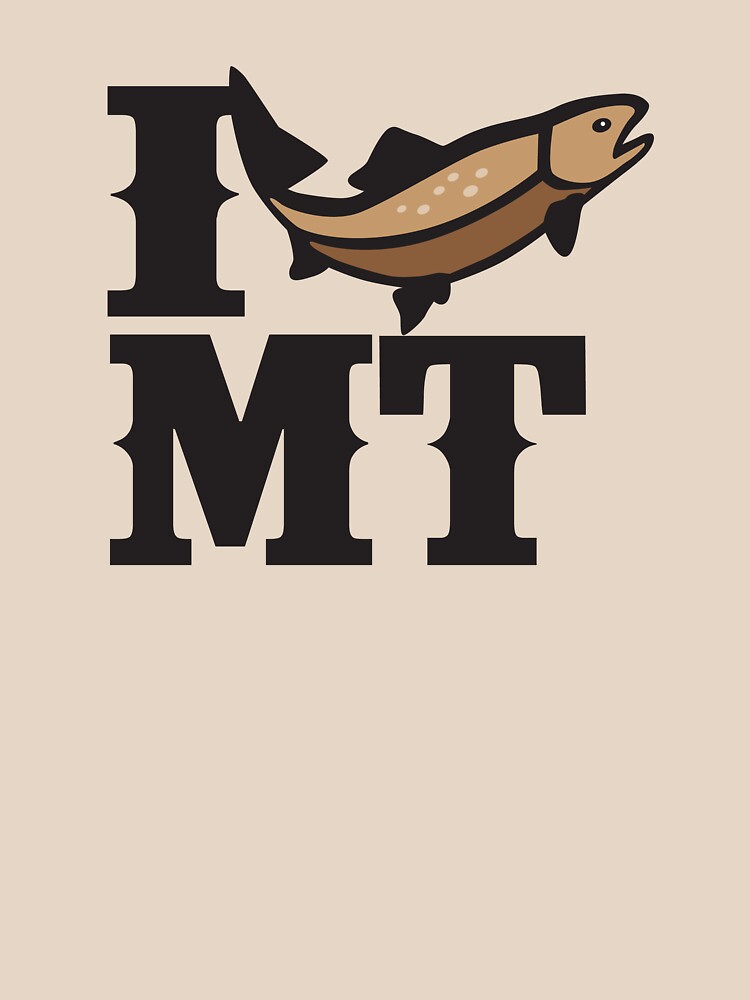 I love to fish Montana by DOODL