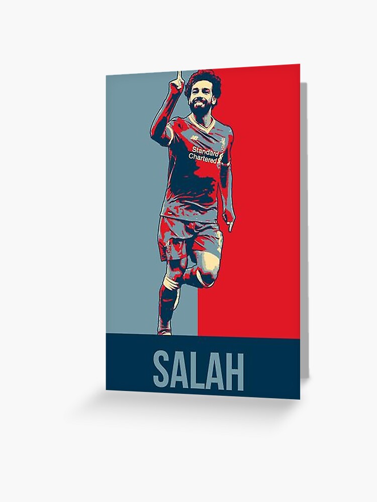 Mo Salah Art Greeting Card By Desire Inspire Redbubble