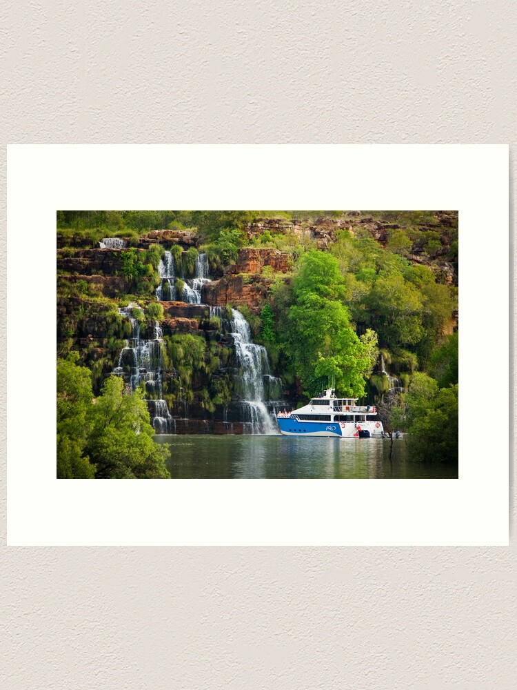Alternate view of King's Cascade, Kimberley Coast Art Print