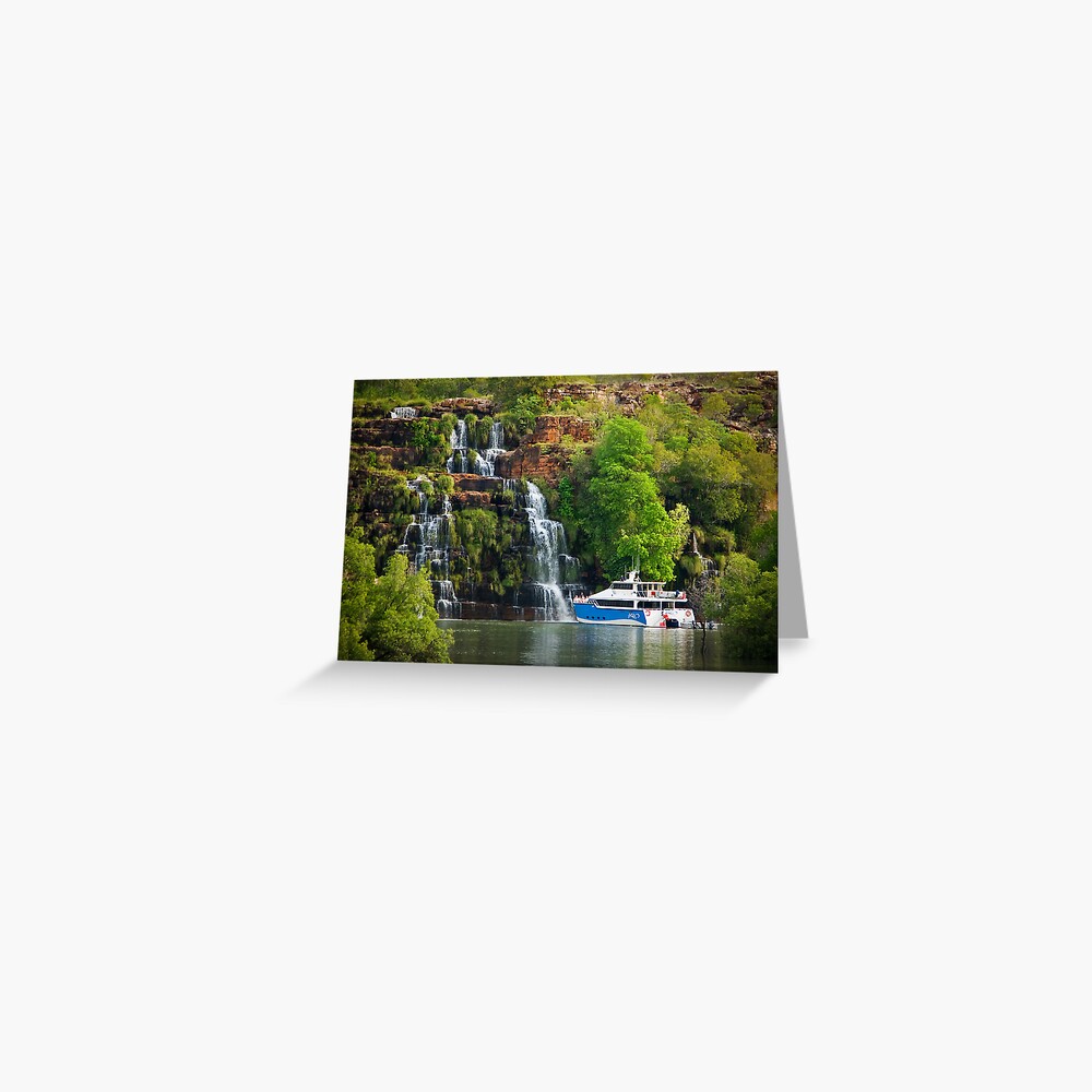 King's Cascade, Kimberley Coast Greeting Card