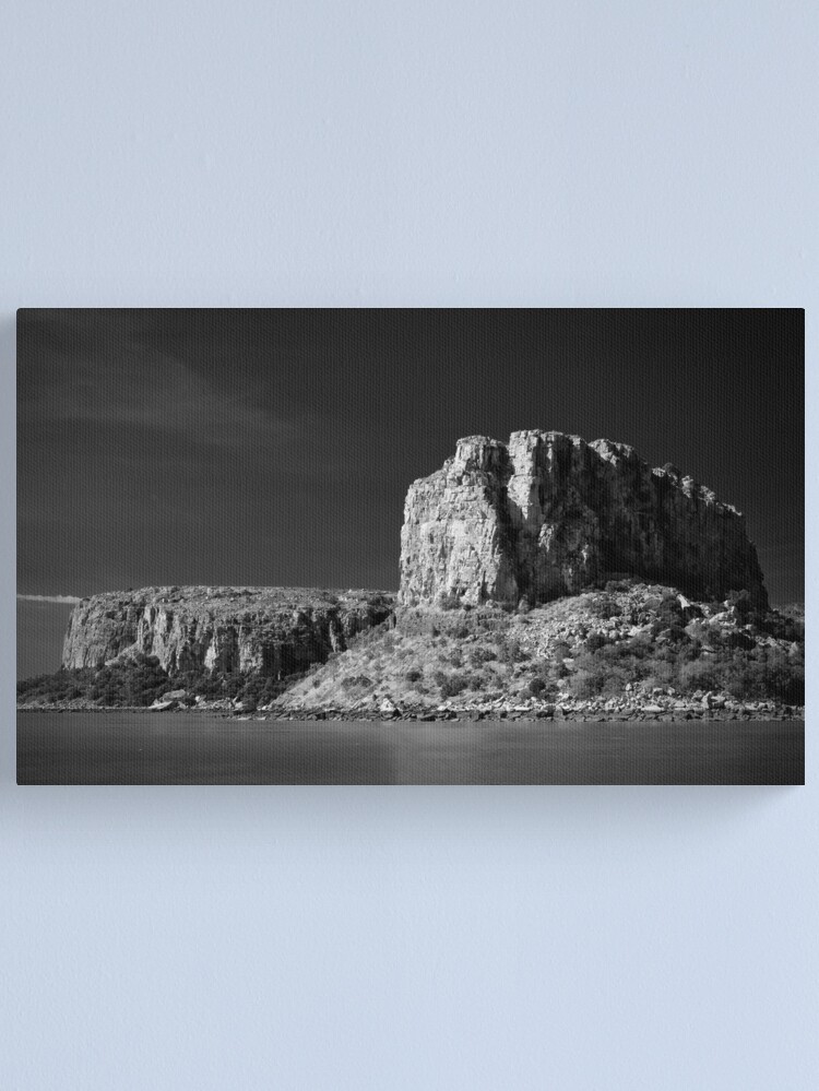Alternate view of Raft Point, B&W. Canvas Print