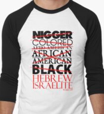 HEBREW ISRAELITE WHT Baseballshirt für Männer