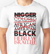 HEBREW ISRAELITE WHT Unisex T-Shirt