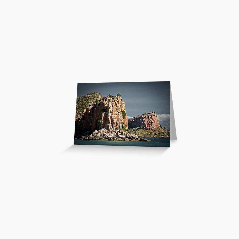 Steep Is & the Bluff. Greeting Card