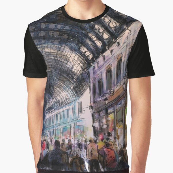 Item preview, Al-Hamidiyah Souq (Old Marketplace of Pre-War Damascus, Syria) T-Shirts, Stickers, Posters and Gifts designed and sold by Miscellaneous Co..