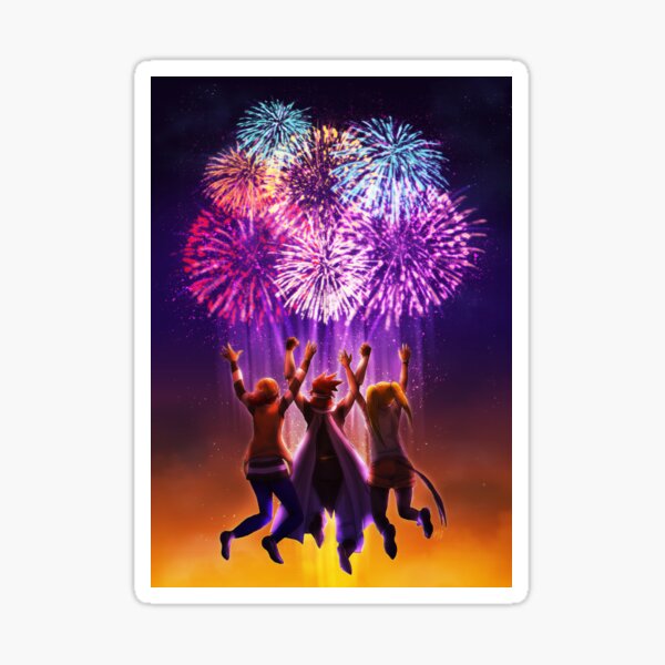 Jump Into the New Year Sticker