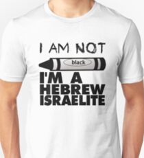 NOT BLACK WHT Unisex T-Shirt