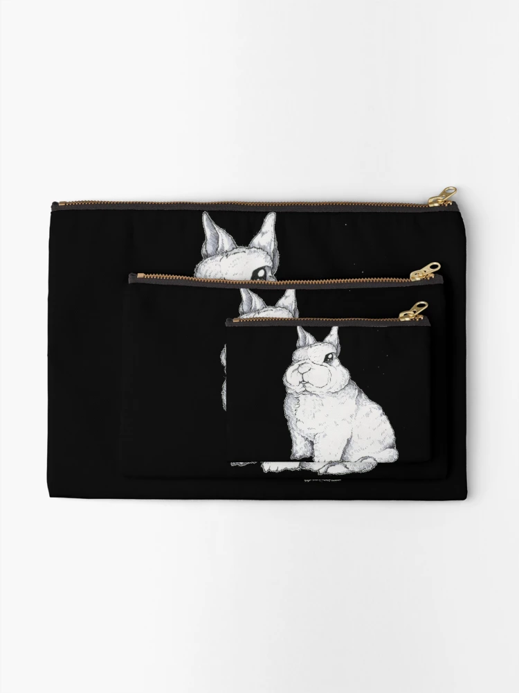 Thumbnail 2 of 4, Zipper Pouch, Dwarf Rabbit - Cute Dwarf Rabbit Shirt - Gift For Rabbit Lovers - Dwarf Rabbit Owners designed and sold by Galvanized.