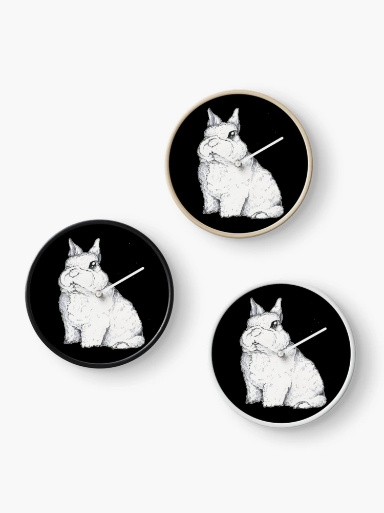Thumbnail 3 of 4, Clock, Dwarf Rabbit - Cute Dwarf Rabbit Shirt - Gift For Rabbit Lovers - Dwarf Rabbit Owners designed and sold by Galvanized.