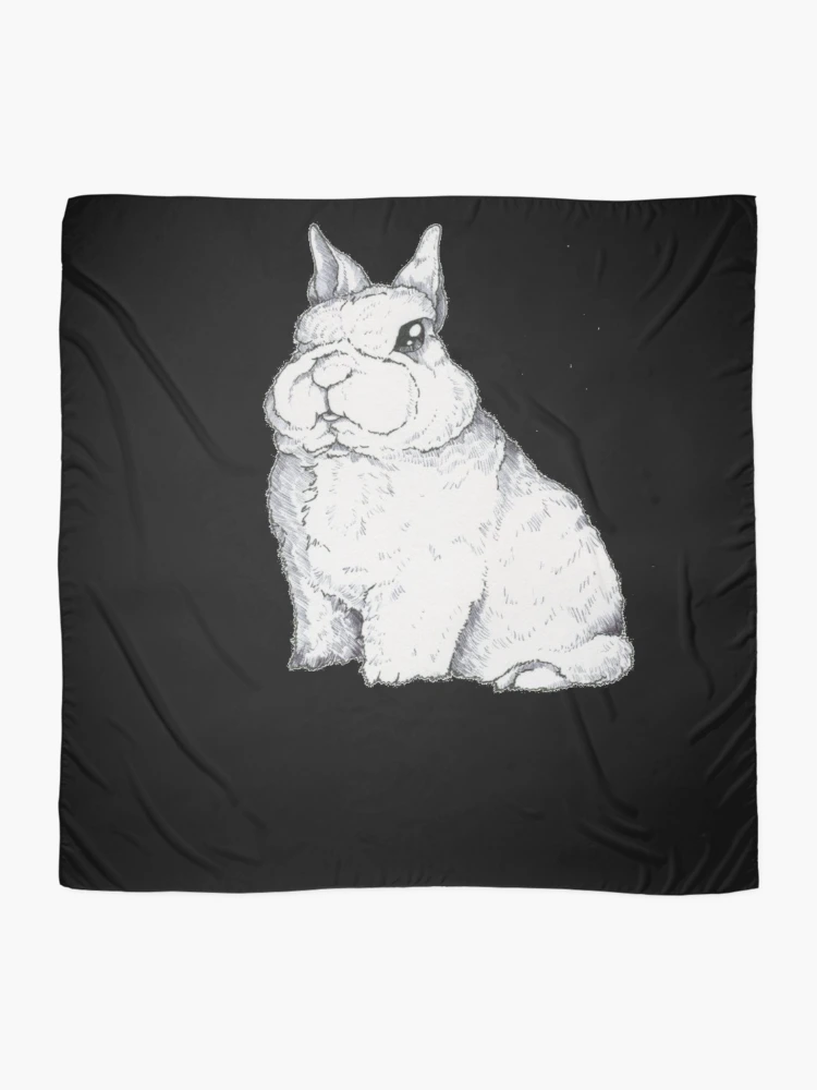 Thumbnail 2 of 3, Scarf, Dwarf Rabbit - Cute Dwarf Rabbit Shirt - Gift For Rabbit Lovers - Dwarf Rabbit Owners designed and sold by Galvanized.