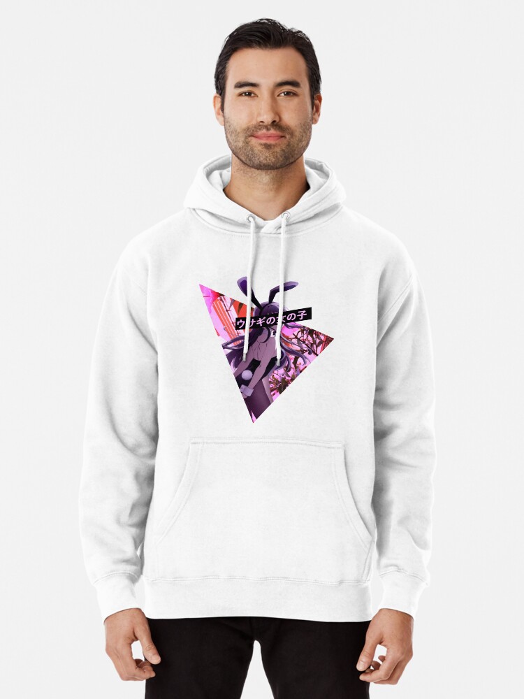 Pink senpai outlet hoodie