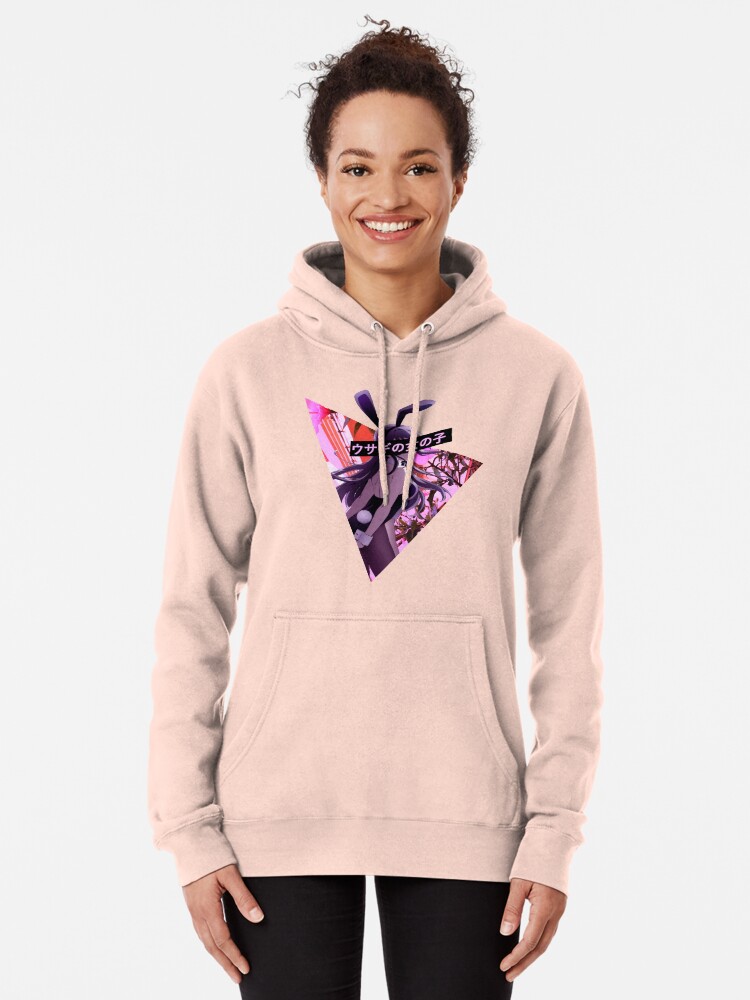 BUNNY GIRL SENPAI PINK SAD JAPANESE ANIME AESTHETIC Pullover Hoodie for Sale by PoserBoy Redbubble