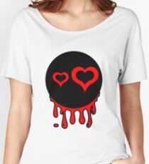 Funny cartoon bleeding head Women's Relaxed Fit T-Shirt