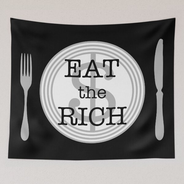 Item preview, Eat the Rich Place Setting designed and sold by avidfan2000.