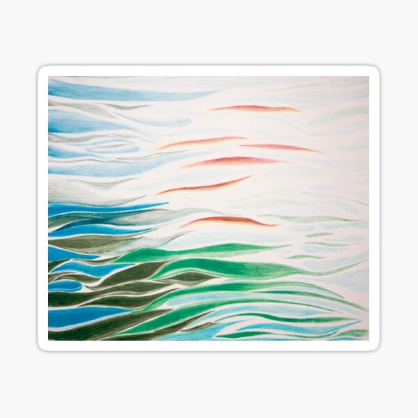 Abstract Reflection Sticker
