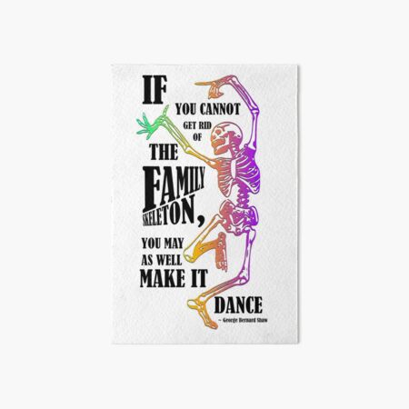 Make your skeletons dance! Art Board Print