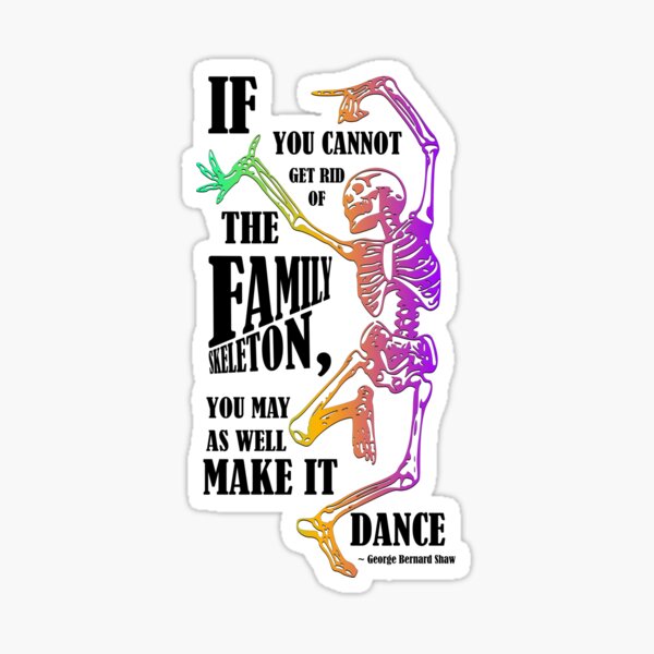 Make your skeletons dance! Sticker