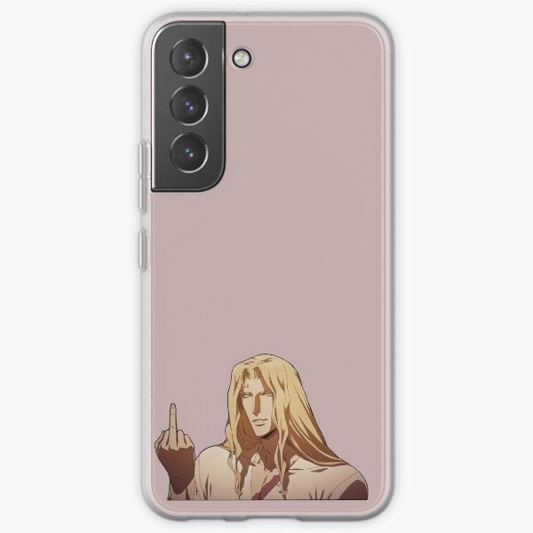 Alucard flipping the bird Samsung Galaxy Soft Case