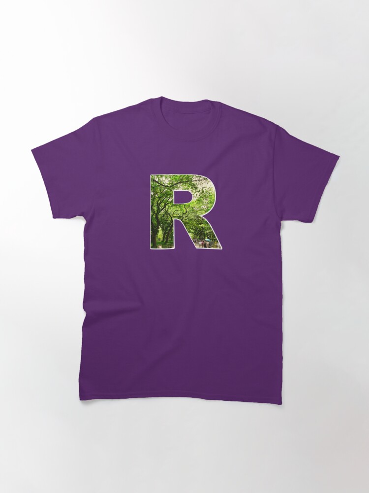 Alternate view of Central Park - Letter "R" Classic T-Shirt